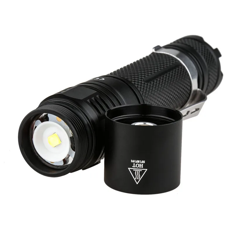 Led  Aluminium Alloy Multipurpose Flashlight,Rechargeable 1200 Lumens USB Led Flashlight