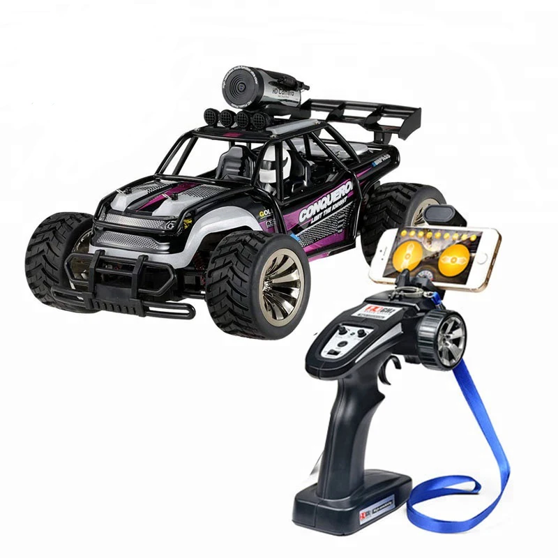 2018 New WIFI FPV Racing Video Car 1:16 Scale 2.4G High Speed Remote Control RC Car BG1516 With 720P Camera Buggy Off Road Car