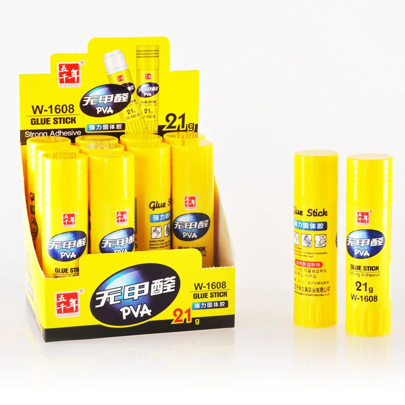 Wuqiannian высококачественный клей-карандаш PVA 21 г, прочный клей