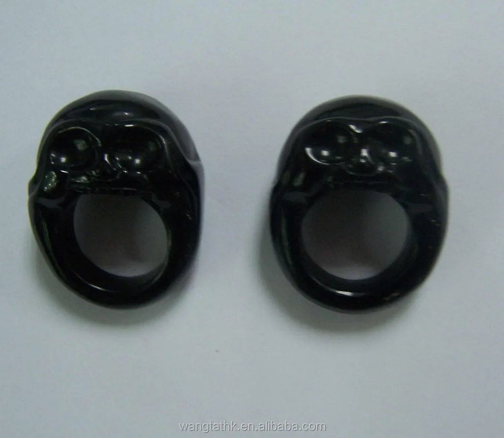 
black obsidian ring 