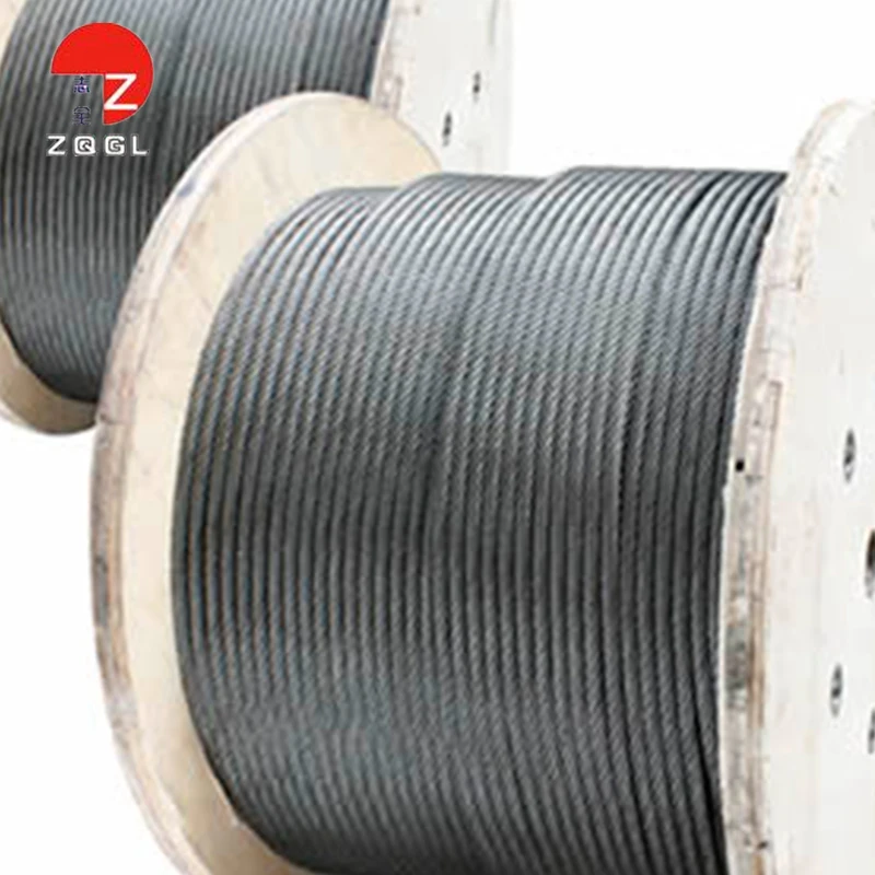 1x19 Steel Wire Strand Galvanized Coated Strand Wire