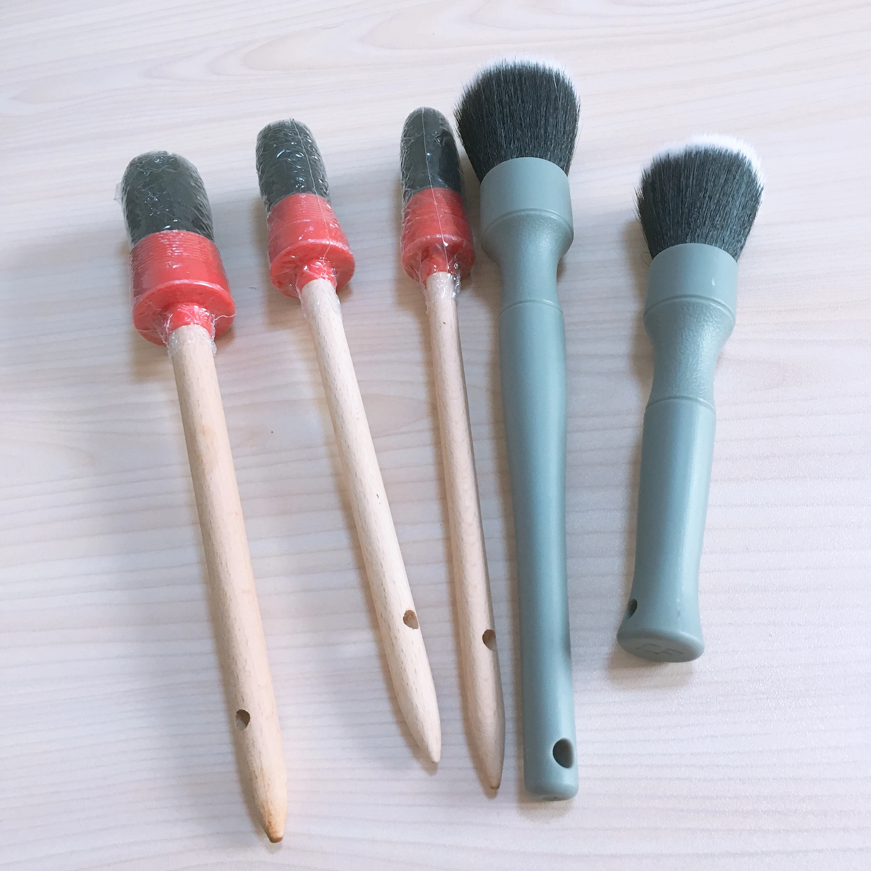 Amazon 2018 новый натуральный мягкий кабан щетины полная чистка автомобиля щетка для автомобиля и мотоцикла Стиральная инструмент