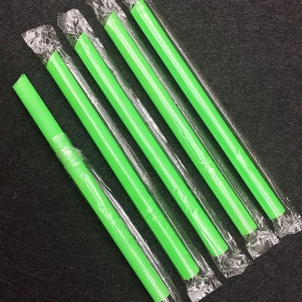 hot sale plastic bubble tea cup pp straw