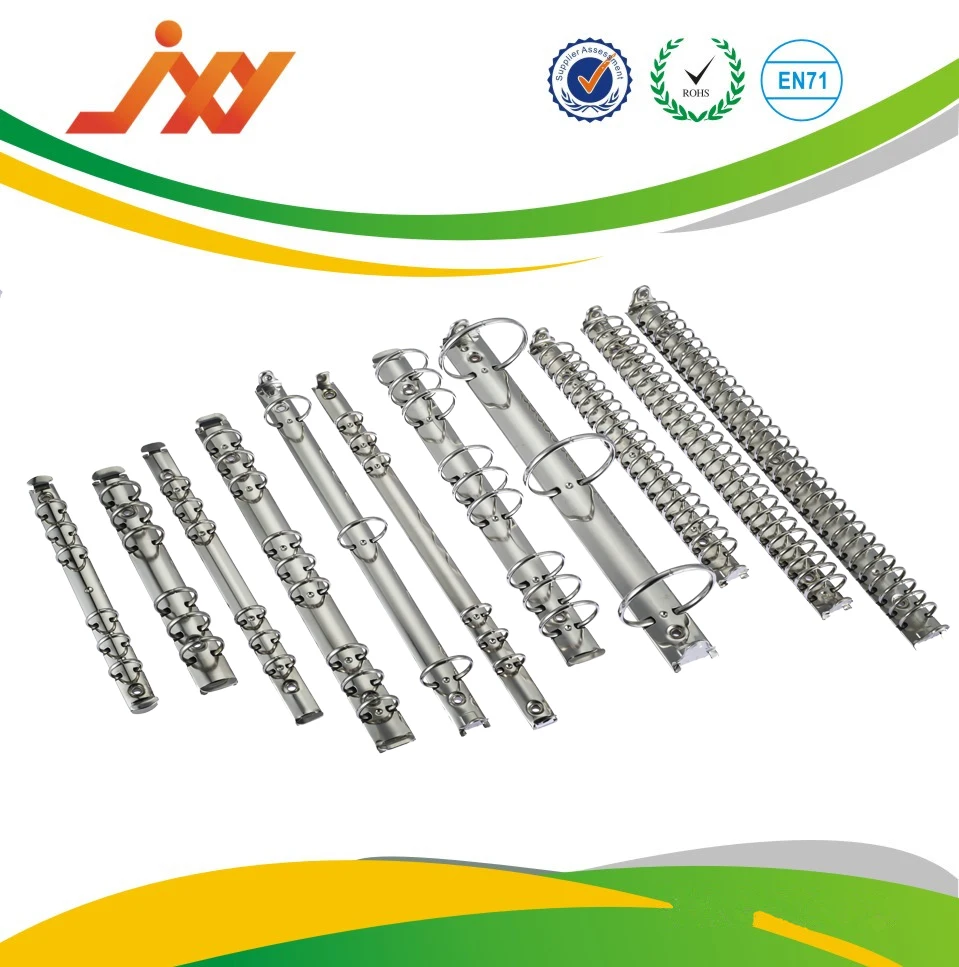 10 years manufacture wholesale metal 4 ring binder ring mechanism nickel binder clip