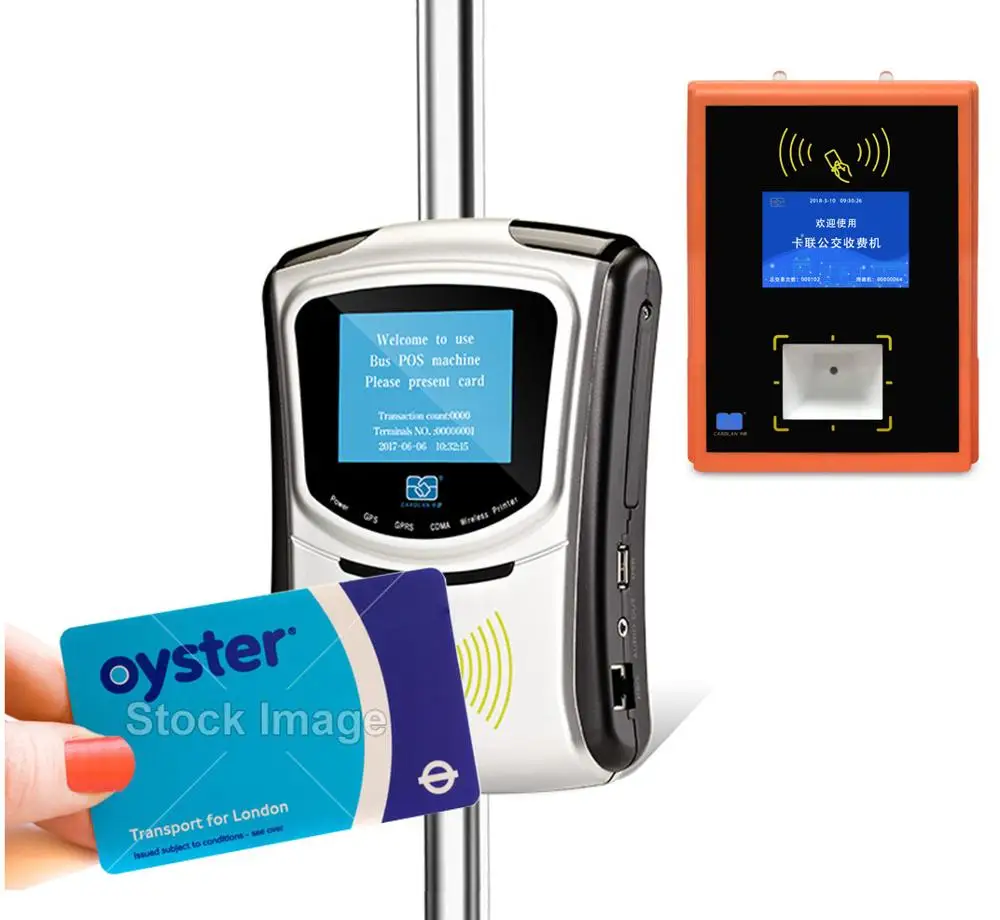 Cardlan Metal Bus Validator with IP 56 for Waterproof Cashless Card Payment System
