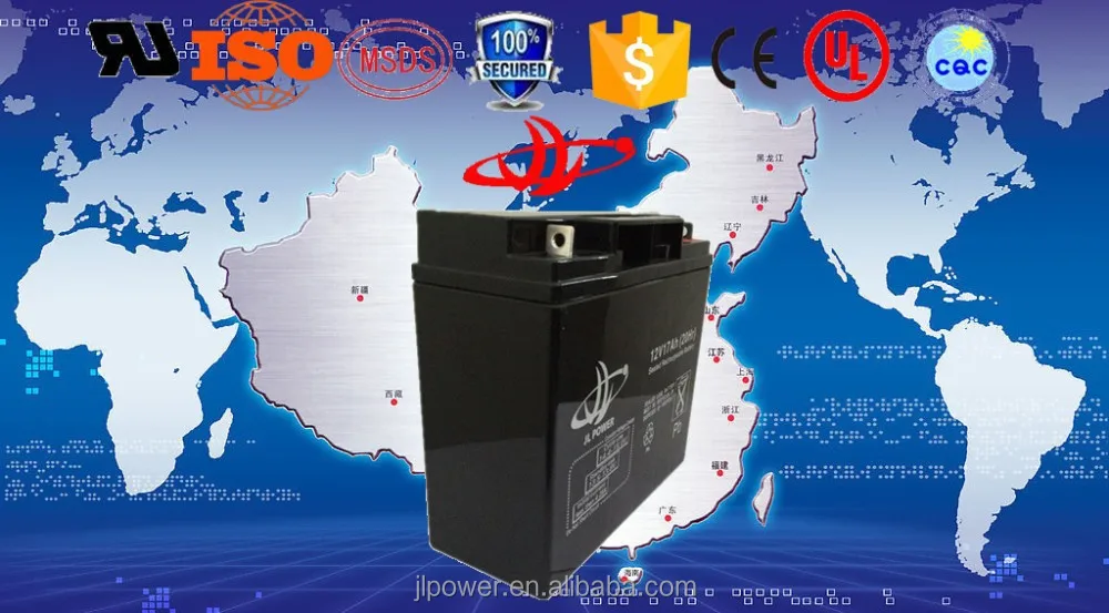 12v 17ah solar battery 12v 17ah agm battery/gel battery