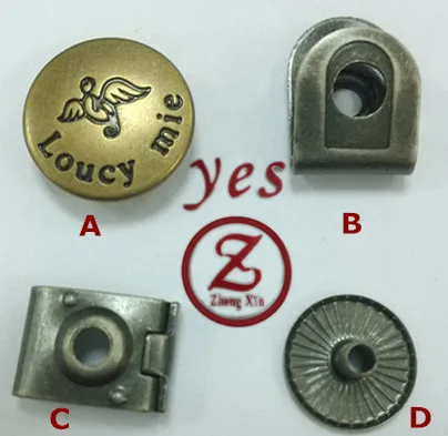 
Anti-brass Colour Trousers hook and bar 