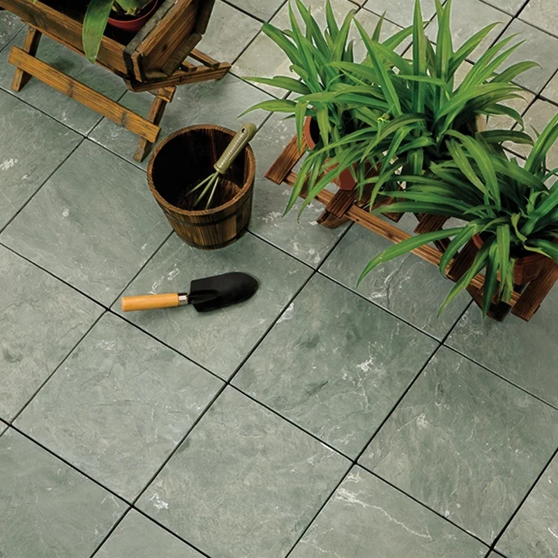 Hot sale in Indian natural slate stone floor tile for office floor in low price