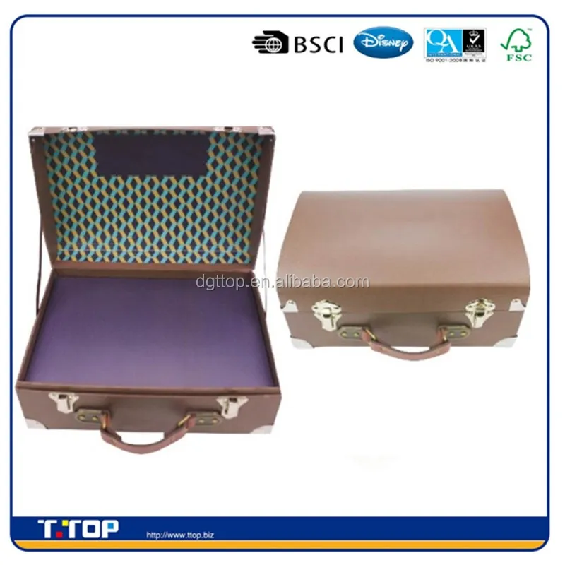 FSC & BSCI factoty directly produce Paper Cardboard Suitcase