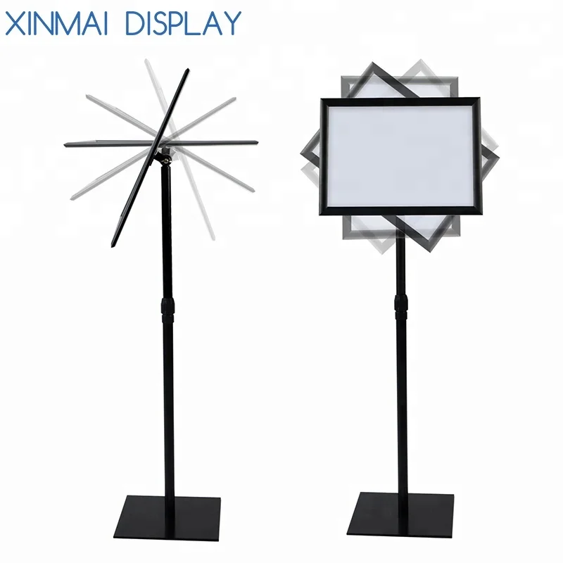 A3 A4  poster stand with square base