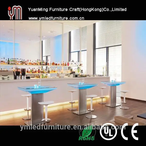 Outdoor Illuminated Lounge Table