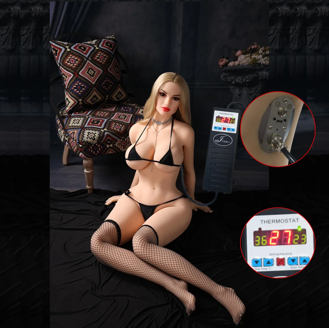 Lifelike AI  big ass Silicone Real New Sex Doll Sex Robot with Facial Expression and Heating Thermostat
