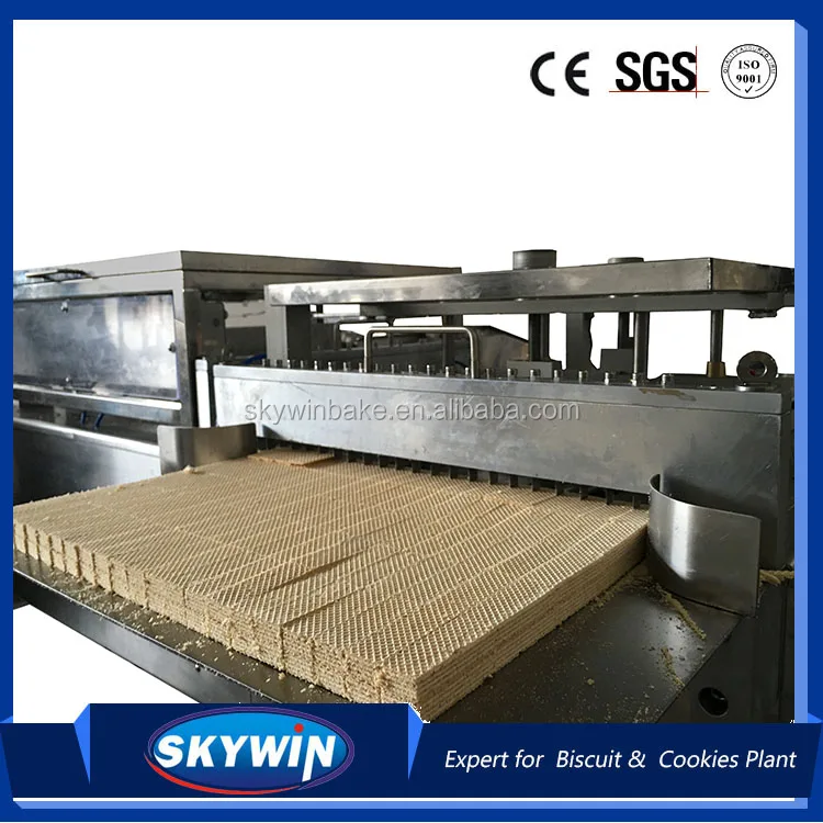 Skywin Plate Wafer Making Machine Wafer Baking Oven Machine/Wafer Biscuit Production Line