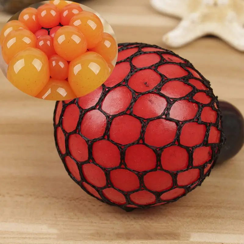 Novelty Toy Squeeze Stress Ball Grape Venting Ball