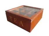 
Painted Wooden Handmade Box Wood Tea Boxes 