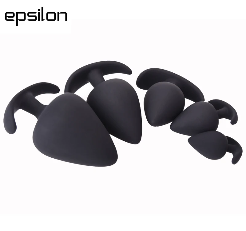 Full silicone anal butt plug sex product