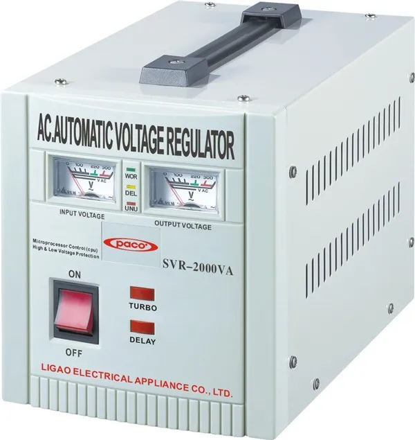 PACO 2000VA AC Voltage Regulator for house AC appliances