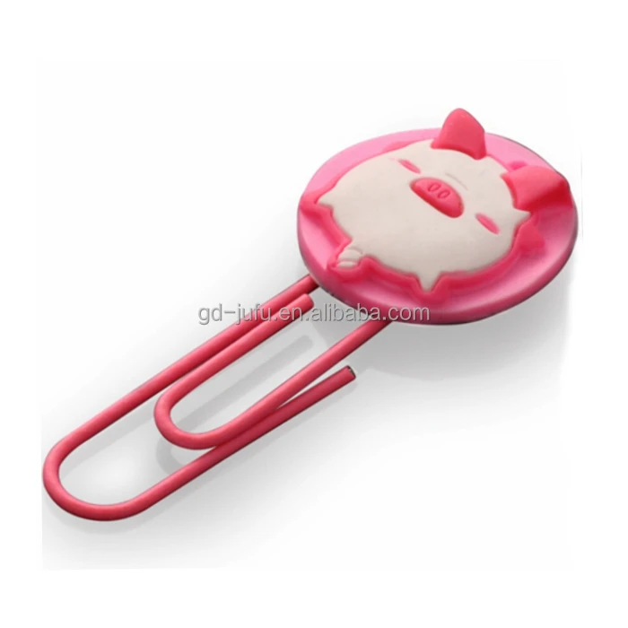 Custom Promotion Gift Use Souvenir Cartoon soft pvc bookmark