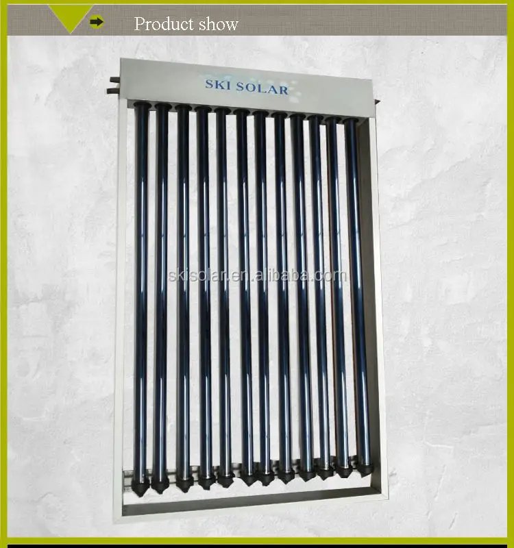 
home solar systems heat pipe u tube solar collector for solar water heater 