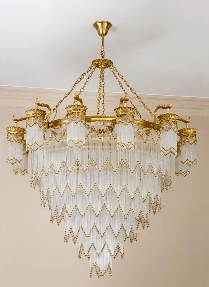 K9 Clear Cristal Led Light Chandelier Pendant Lamp Glass 50 Interior Decoration Gold Silver Bronze Modern 90 Luxury Style 360