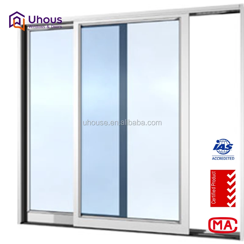 Aluminium tempered glass windows wholesale double glass waterproof aluminium sliding window