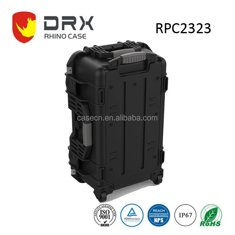 
DRX Rhino Hard Case Rolling Trolley Tool Box Instrument Enclosure 