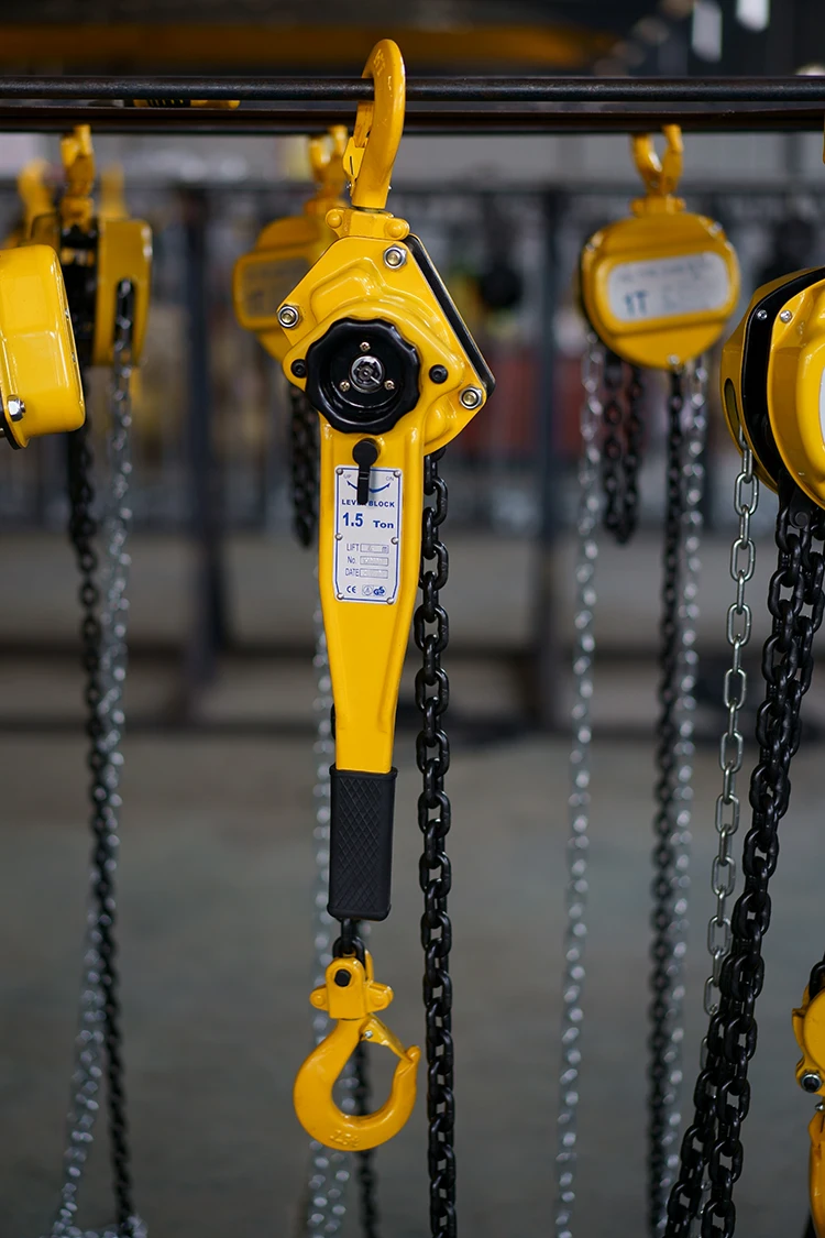 Different capacity ever pulley chain block lever hoist for fixed manual hoist manual control