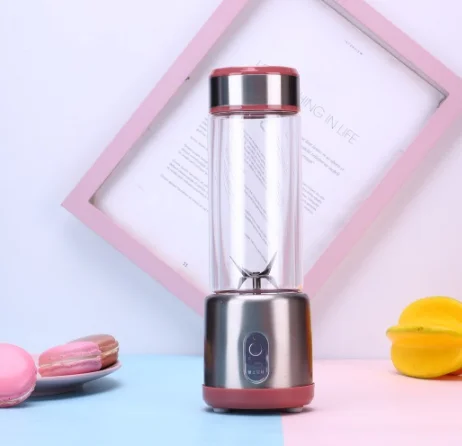Fast Dispatch In Stock Mini USB Juicer Cup 6 Blades In 3D Travel Portable Blender Juice Cup