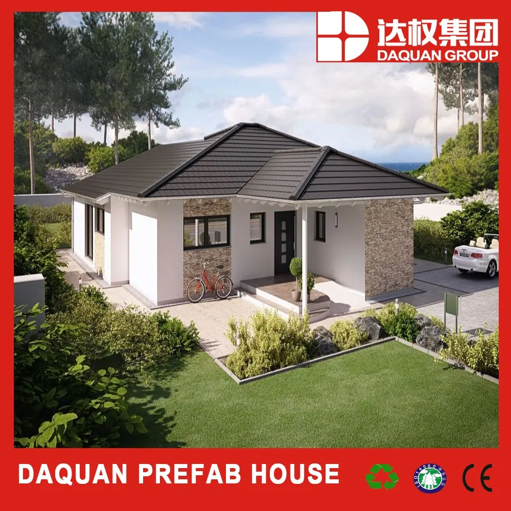 Economic project bamboo prefabricated house for building company