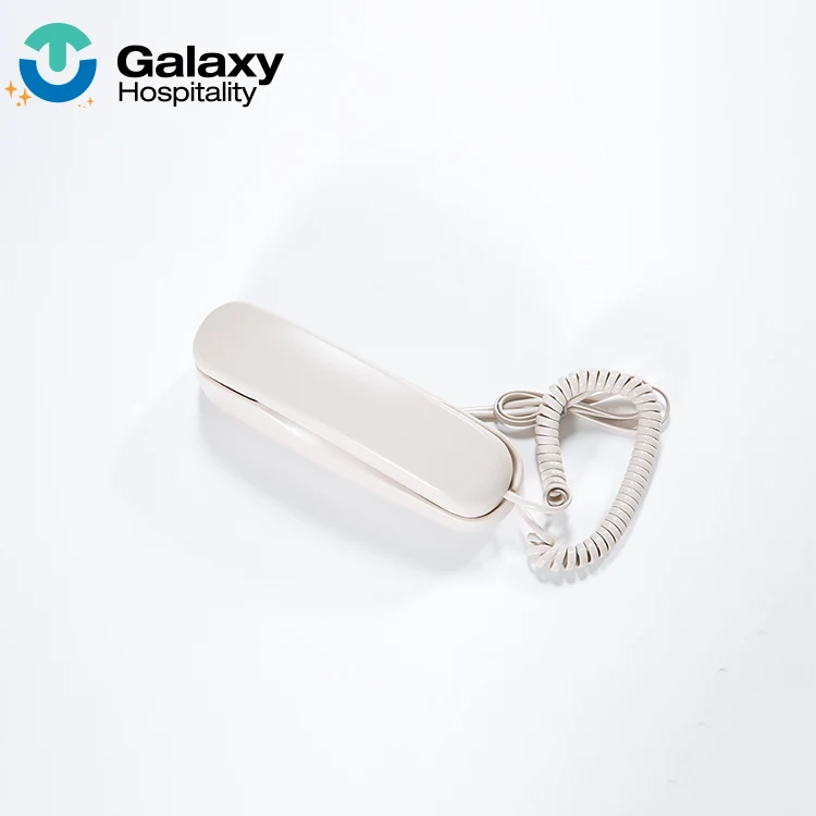 Cheap Price Printing Custom Logo Wall Mounted Telephone For Hotel Bathroom