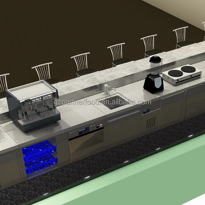 New Design Professional Coffee Shop Equipment Cooking Equipment Kitchen Equipment Professional Commercial Restaurant Project