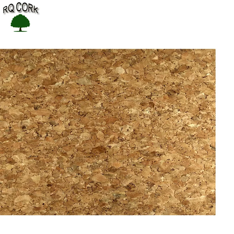 RQ CORK Low Price PU Leather Cork Fabric Cork Granule Stock