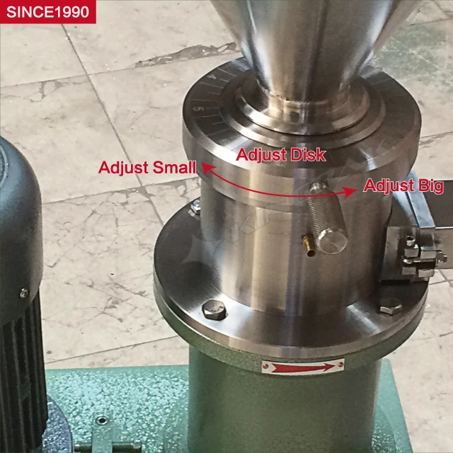 
JMS80 Emulsion Colloid Mill Adhesive Mixing Machine For Making Detergent Stainless Steel Grinding Parts 