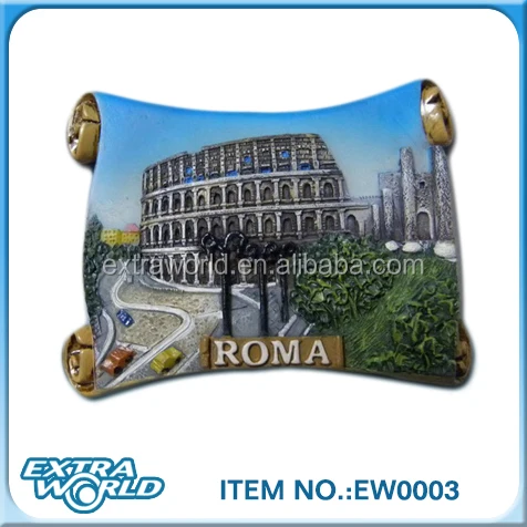 Customized 3D Souvenir Resin Fridge Magnet