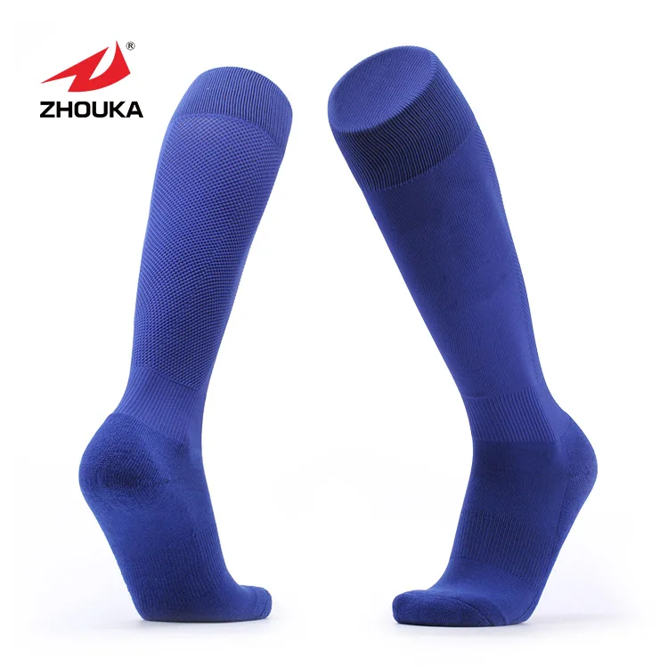 Custom high grade football socks wholesale plain soccer socks