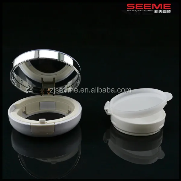 Корейская пустая пластиковая Косметическая воздушная подушка 15 г, компактный чехол для пудры для bb/cc крема/основы с зеркалом