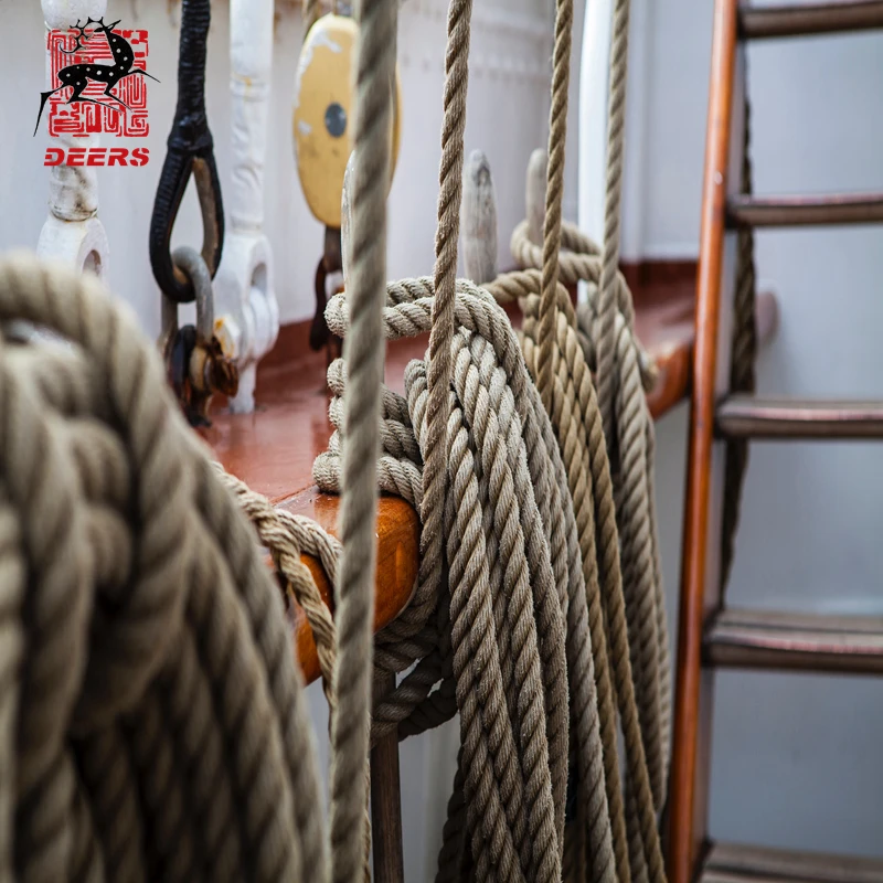 Hot sale boat mooring braided nylon 12 strands rope dock line for marine towing rope