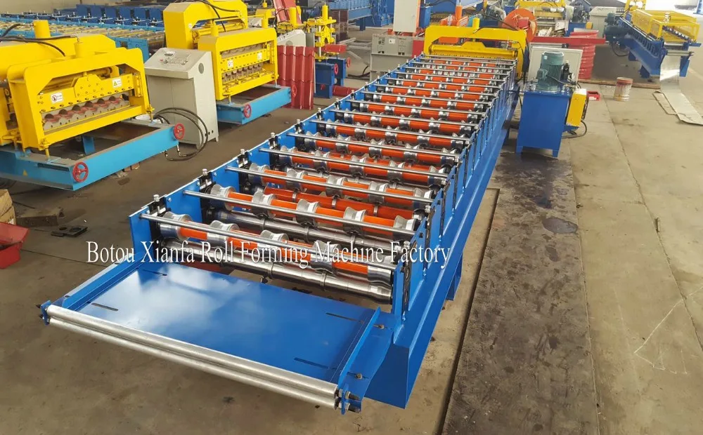 Auto Aluminum Roofing Sheet Iron Sheet Roll Forming Making Machine