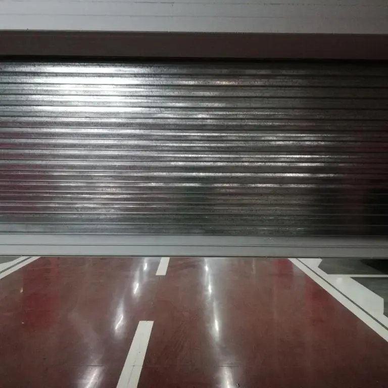 Motorized security fire proof roller shutters