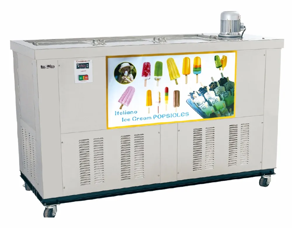 Popsicle Factory Ice Cream Machine Commercial Fit 6 Moulds Ice Candy Ice Lolly Popsicle Maker Machine PBZ-06N