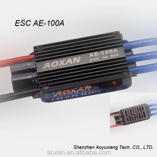 Hot Style Ac Electric Motor Speed Control Rc Hobby Brushless Motors Esc 100a Airplane Esc For Rc Model