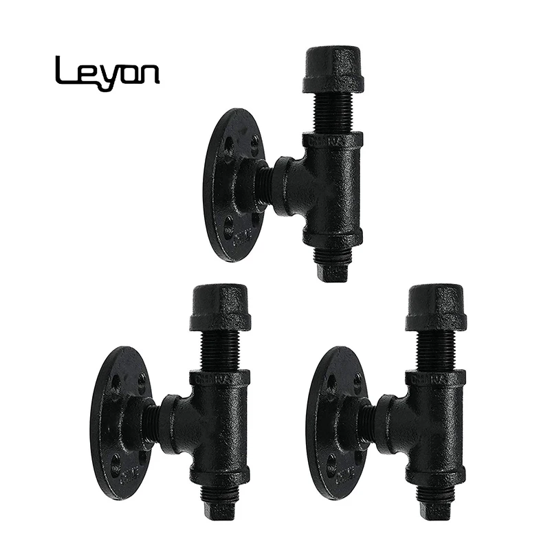 Cast iron threaded fittings top quality clothes hanger rack metal hooks made by malleable pipe fittings