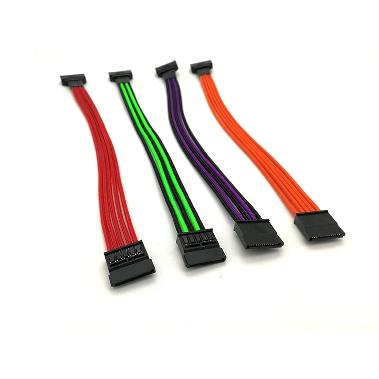 15pin мужчин и женщин SATA Удлинитель силовой удлинитель шнура питания