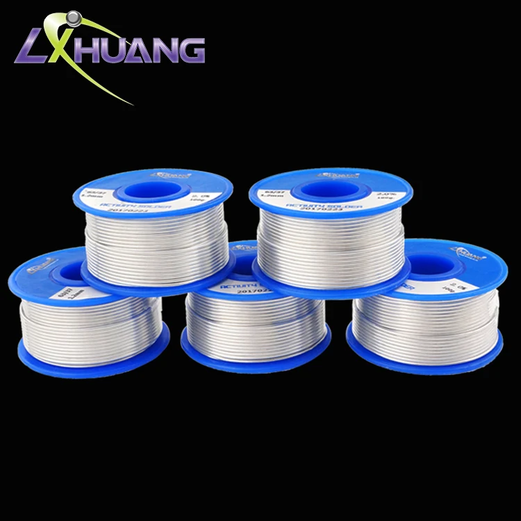 Lichuang manufacturer recommend high quality super solder wire roll soldering Sn45/Pb55 tin lead solder wire 50g 1.2mm 0.6mm