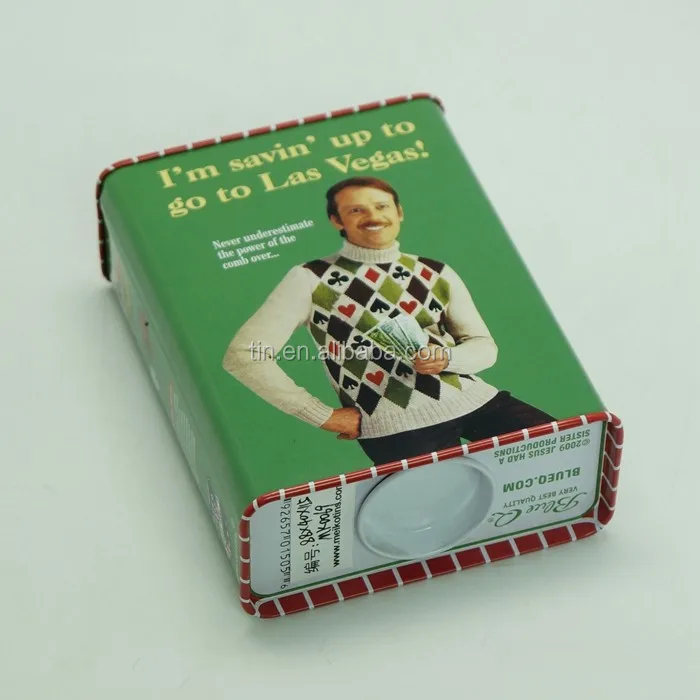 Custom rectangle metal money saving tin box