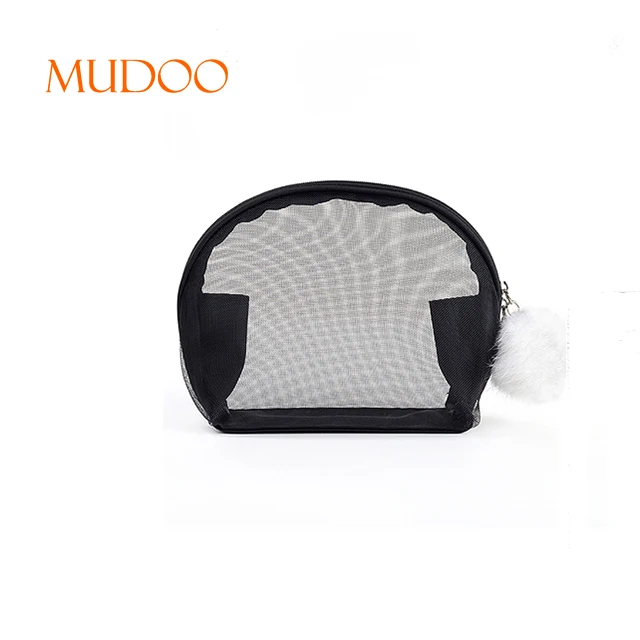 Women Nylon Cosmetic Bag Travel Makeup Organizer Mesh Bag