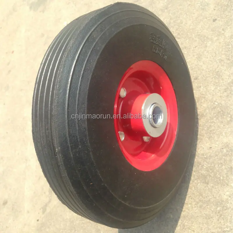 10 дюймов колеса из монолитной резины для тележки