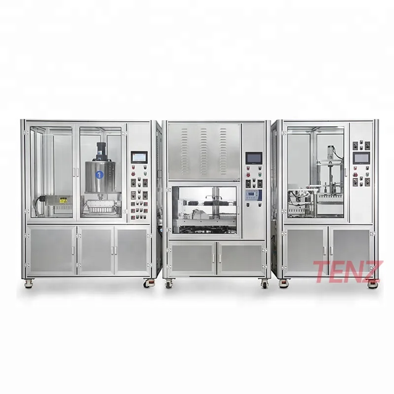 Автоматическая машина для наполнения свечей горячим воском, сделано в Китае