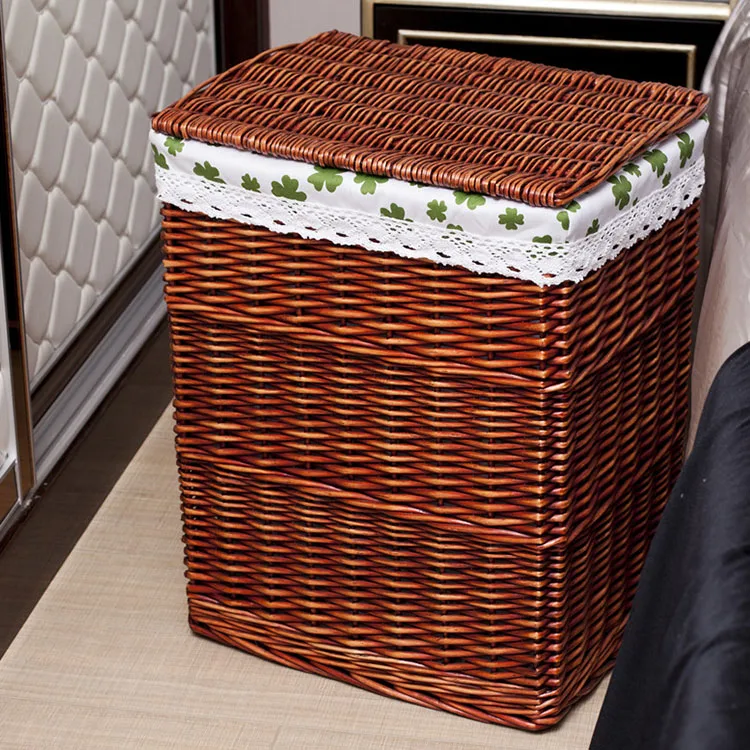 factory price storage wicker basket laundry basket for sale