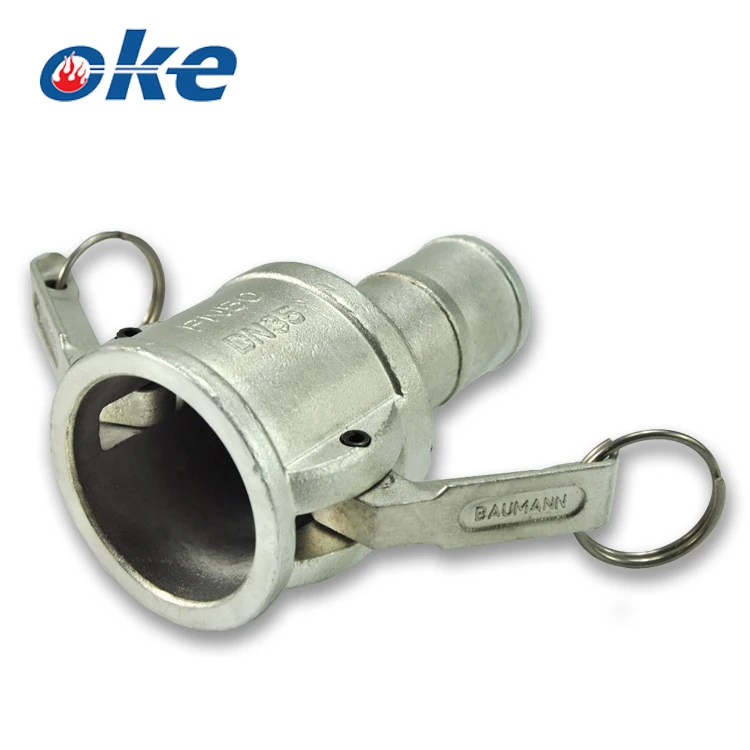 Okefire Mortar Hose Female Coupling With Collar